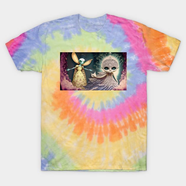 Alien Fairy Fantasy Art T-Shirt by FlySquareWare